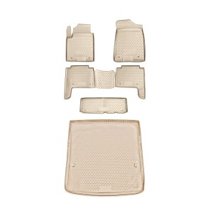 Infiniti QX56 Floor-Trunk Mats - Omac - 3D - Beige - 2010-2013